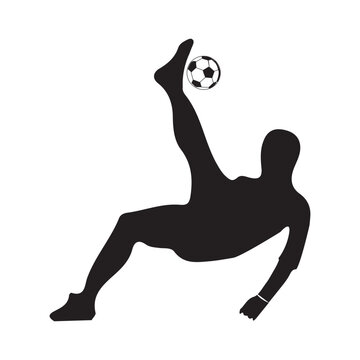 recommend clip art: person kicking ball icon vector illustration symbol design