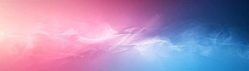 seamless abstract gradient background with smooth transitions between pastel pink and serene blue - obrazy, fototapety, plakaty