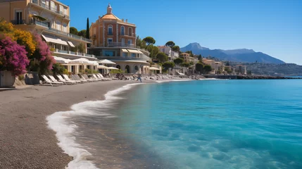 Papier Peint photo autocollant Paris De Paris aux plages de la Côte d'Azur, la France éblouit avec ses sites emblématiques et sa cuisine exquise. Vivez un rêve français!