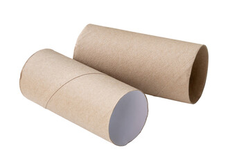Tow tissue cores isolated with clipping path in png file format