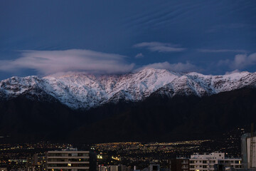 Cordillera al atardecer