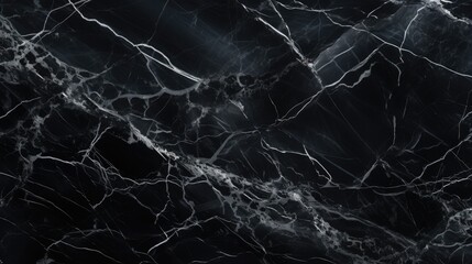 Natural black marble texture, evoking luxury and elegance for skin tile wallpaper, Ai Generated.