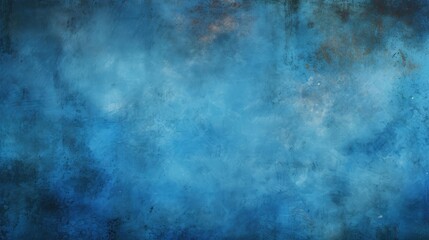 Obraz premium Bold grunge blue background exudes rugged charm with distressed textures, Ai Generated.