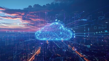 Experience blazing fast internet with 5G wireless network technology, revolutionizing connectivity, Ai Generated.