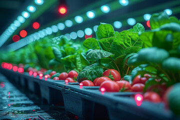 Engineers developing vertical farming systems, utilizing space-efficient designs and hydroponics to...
