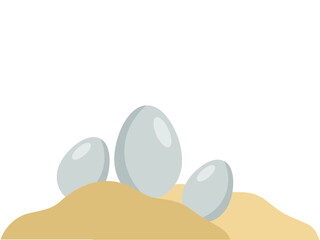 Frame Background Easter Eggs Illustration	
