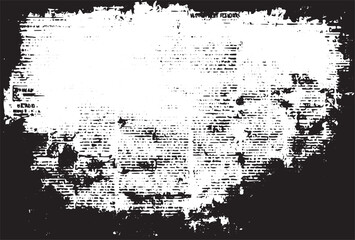 OLD DARK SCRATCHED PAPER TEXTURE BACKGROUND, VINTAGE NEWSPAPER PATTERN