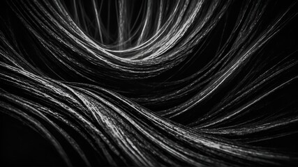 monochrome rough line wave abstract background