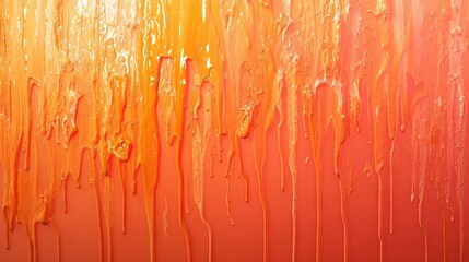 Colorful paint dripping down. A vibrant, abstract explosion of colorful paint cascades down the canvas, evoking a sense of dynamic movement and bold creativity