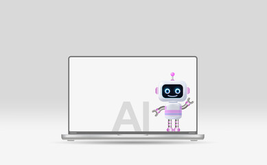 AI chat is an artificial intelligence chatbot that is implemented by machine learning. 
Artificial intelligence in science, business,
technology and engineering medicine. Vector image