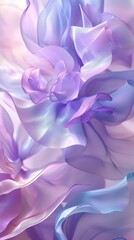 Wisteria Silk: Extreme macro unveils the silky allure of wisteria petals in fluid waves.