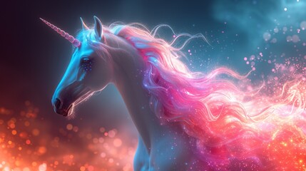 Obraz na płótnie Canvas A Carefully Chosen Assortment of Enchanting and Vibrant Unicorn Images.