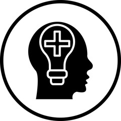 Positive Thinking Icon Style