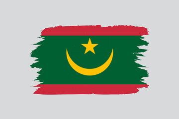 The National Flag of Mauritania