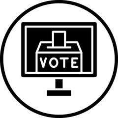 Electronic Voting Icon Style
