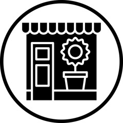 Flower Shop Icon Style