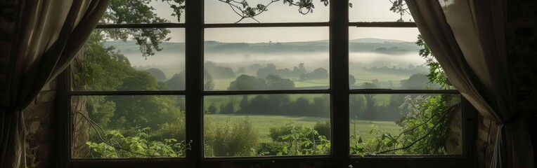 Window Overlooking Countryside