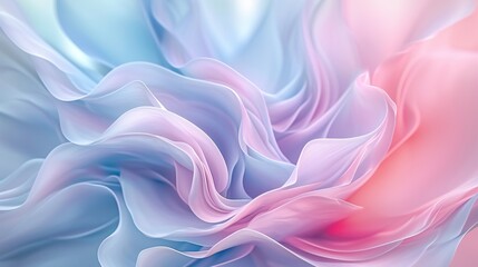 Wavy Peony Whispers: Close-up of a peony's swirling petals, a dance in calming rhythms and fluid forms.