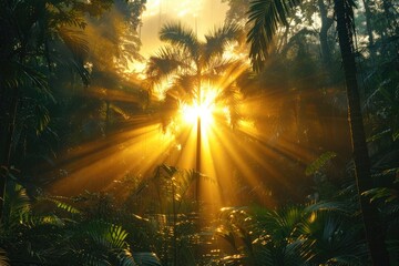 Obraz na płótnie Canvas beautiful tropical jungle nature professional photography