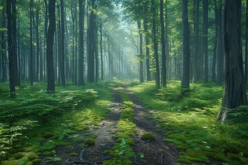 Obraz premium beautiful tropical jungle nature professional photography