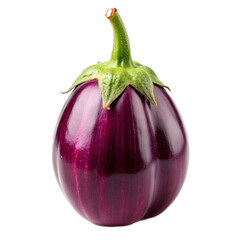 Fresh Eggplant isolated on white background