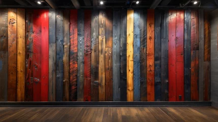 Papier Peint photo autocollant Vielles portes Wooden planks