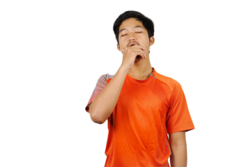 PNG Image of a young boy wearing sport wear