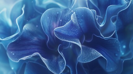 Arctic Hyacinth: Macro lens delves into frost-kissed petals, evoking a sense of chill.