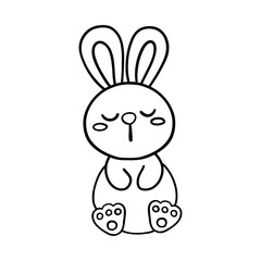 Easter doodles clipart, black doodles, coloring book cartoons, coloring pages for kids.