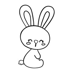Easter doodles clipart, black doodles, coloring book cartoons, coloring pages for kids.