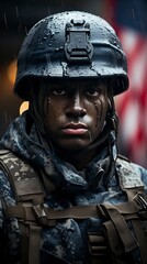 Fototapeta premium Memorial Day remembering the fallen soldiers around the world