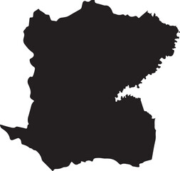 Centre department (Republic of Haiti, Hayti, Hispaniola, Departments of Haiti) map vector illustration, scribble sketch Centre map