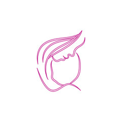 Hand drawn mom and baby