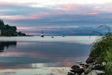 A beautiful sunset in Puerto Varas, Chile © Sebastian