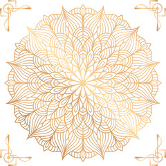 Luxury mandala background design with golden arabesque pattern Arabic Islamic east style.
Decorative mandala design for print, poster, cover, brochure, flyer, and banner. PNG