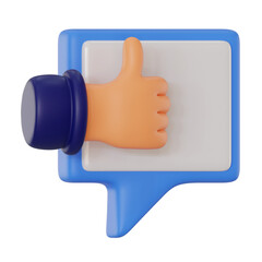 motivating 3d icon illustration. Business Management 3d rendering