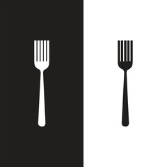 Cutlery icon. Spoon, forks, knife. restaurant business concept, vector illustration