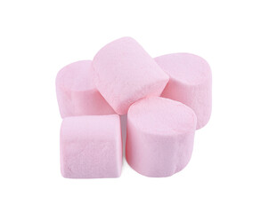 Marshmallows isolated on transparent background. PNG