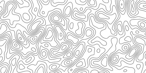 Abstract white topography vector background. Topographic map. Geographic mountain relief. counter map wavy line paper textrue. grid curve line abstract vector illustration .