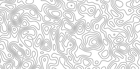 Abstract white topography vector background. Topographic map. Geographic mountain relief. counter map wavy line paper textrue. grid curve line abstract vector illustration .