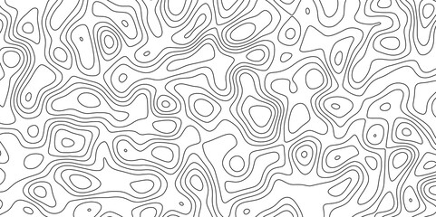 Abstract white topography vector background. Topographic map. Geographic mountain relief. counter map wavy line paper textrue. grid curve line abstract vector illustration .
