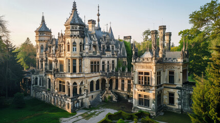 Obraz premium Beautiful generic castle architecture detail