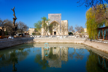 Labi Hovuz architectural complex, Bukhara city, Uzbekistan - 739152164