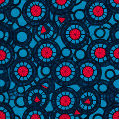 seamless pattern with flowers