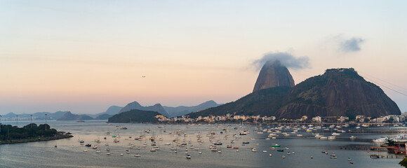 Tranquil Sunset View of Rio de Janeiro s Scenic Coastline