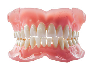 Obraz premium Dentures Isolated on Transparent Background 