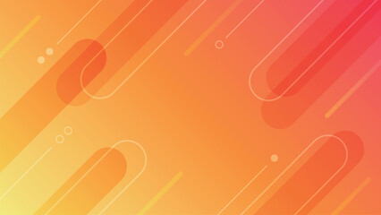 幾何学的オブジェクトとグラデーション背景