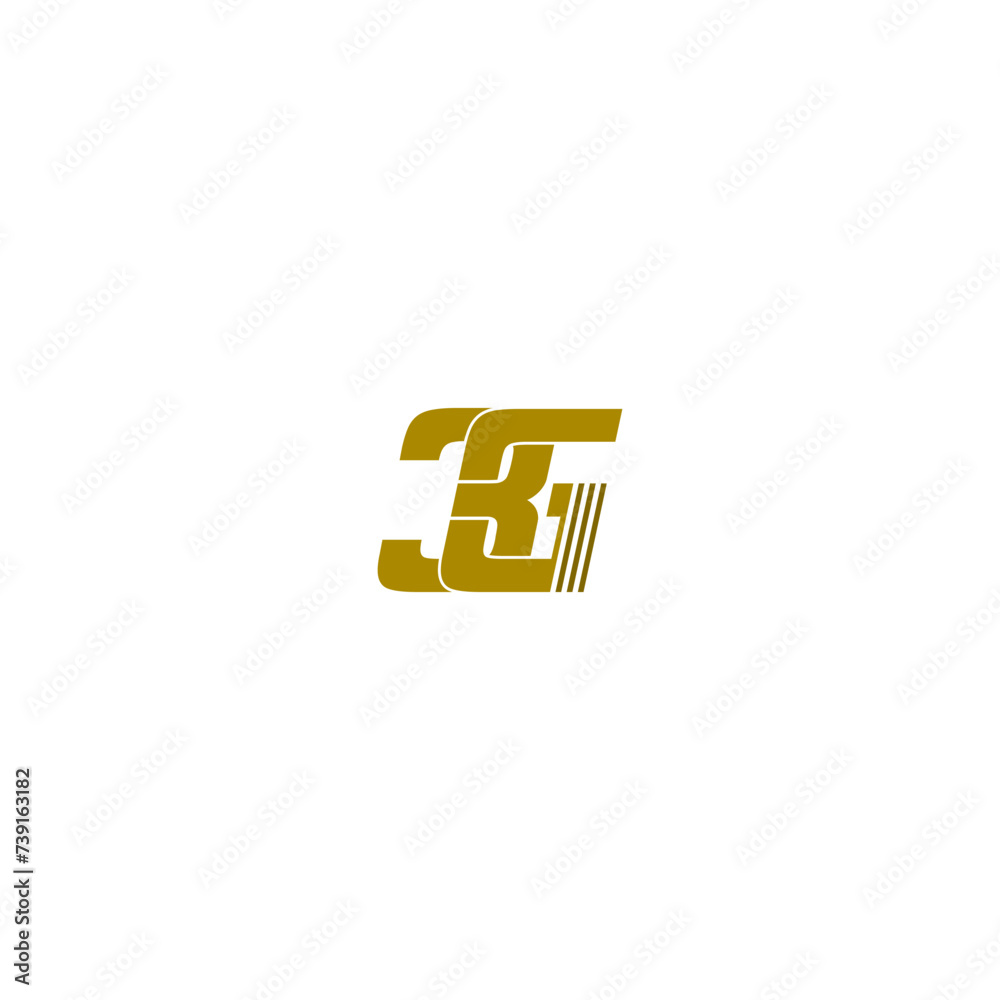 Sticker letter 3g logo isolated on white background