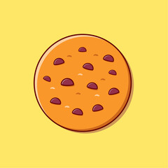 Fototapeta premium cookies with chocolate illustration