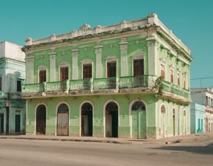 Fototapeta na wymiar House in the middle of green